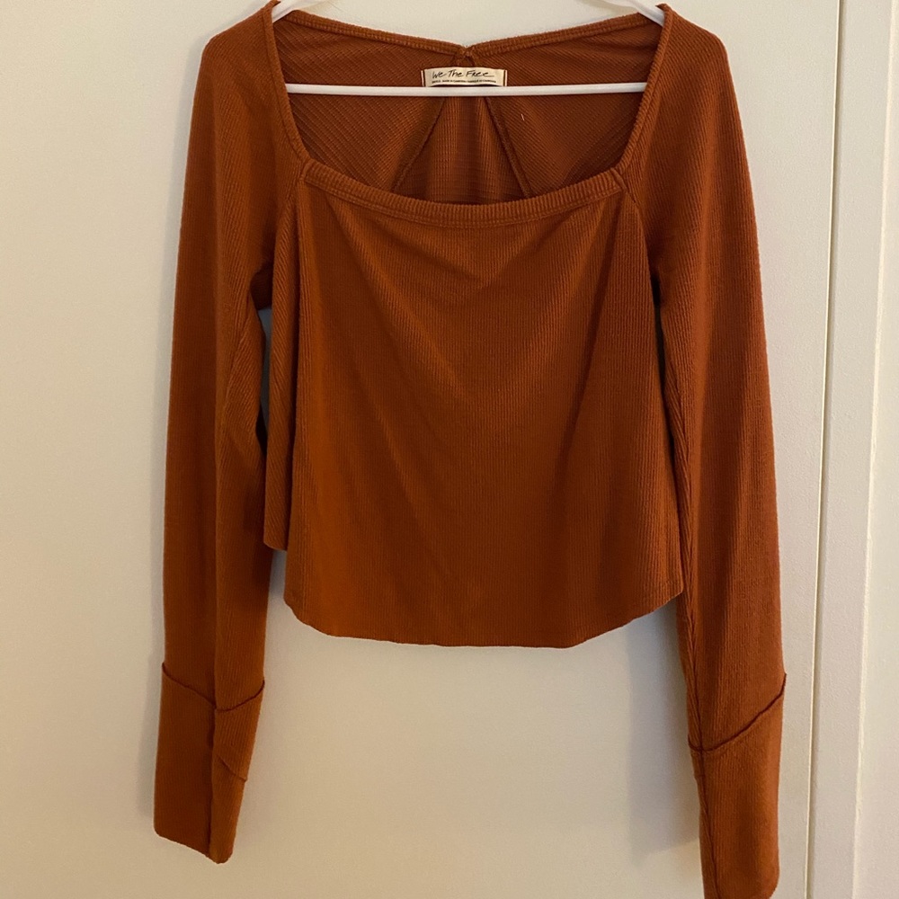 Free People Top - Rust color